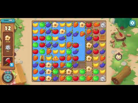 We Bare Bears Match3 Repairs Level 105 - No Boosters