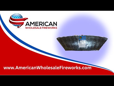 Slice 13s Gold Tiger Tail with Green Strobe Mine ... Available at American Wholesale Fireworks!