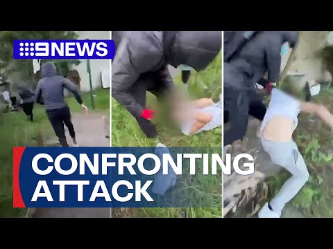 Confronting video shows alleged home invasion | 9 News Australia