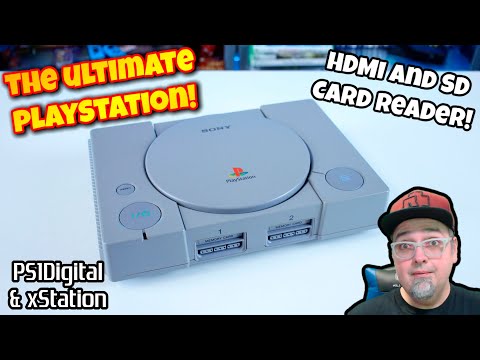 The ULTIMATE PlayStation 1 - Load Games With SD Card & HDMI Video! PS1Digital & xStation Modded!
