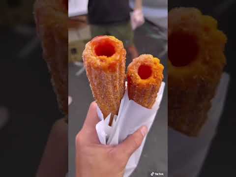 CHURROS RELLENOS cómo se hace - pasó a paso