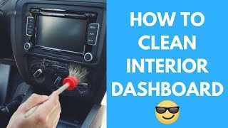 How To Clean Car Dashboard- Vents, Navigation Screen, Turn Signals - Interior Car Detailing