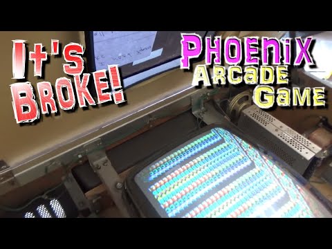 Repairing A 1981 Centuri PHOENIX Cocktail Arcade Game - PCB, Monitor, Sound, It's ALL BROKE!