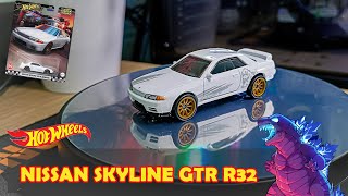 Unboxing & Review HotWheels Nissan Skyline GTR R32 Godzilla
