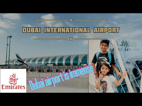 Dubai international airport full walk through arrival and departure terminal 3#travel #emirates