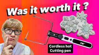 Was it worth it? Cordless hot cutting pen  foam stamps