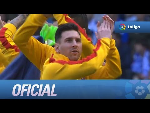 Entrada al campo del Deportivo de la Coruña - FC Barcelona