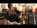 Mike Hickey plays a 1960 Gibson Les Paul Standard "Black Burst" at Rumble Seat Music Southwest