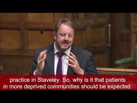 Toby Perkins' question to the Health Minister about the difficulties getting GP appointments.