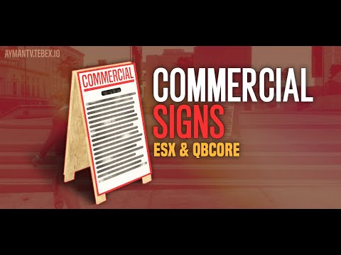 [QB-ESX] Advertisement Signs | Put a Commercial Ad Anywhere! [PAID] thumbnail 2
