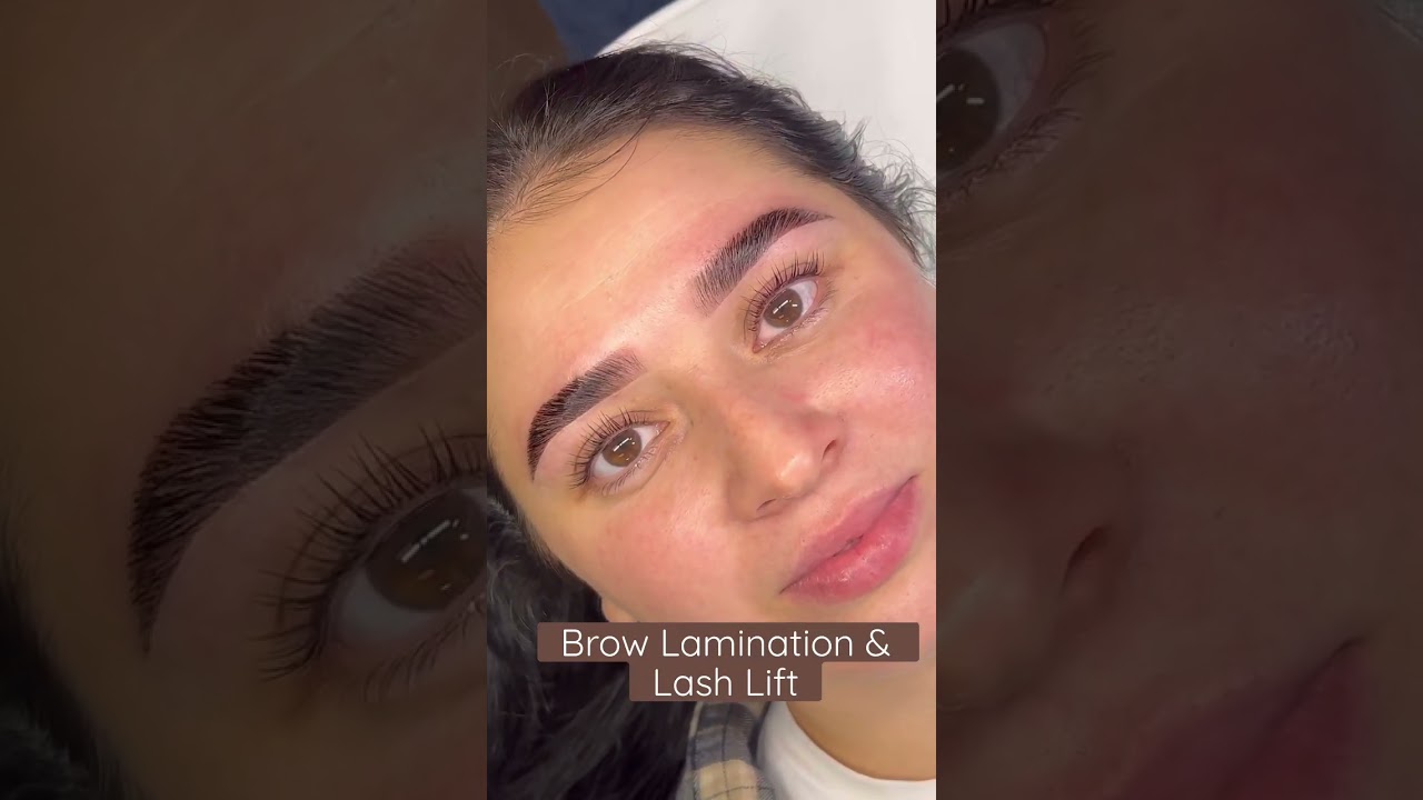 BEFORE & AFTER ( Brow Lamination & Lash Lift Edition )