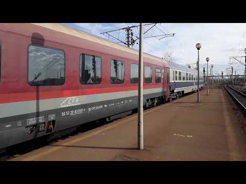 Trenul IR 346 București Nord-Wien/Cluj Napoca  sosește la Ploiești Vest data 13 02 2020