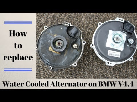 How to replace Water Cooled Alternator on BMW e39 540i and 740i models, m62tu engine
