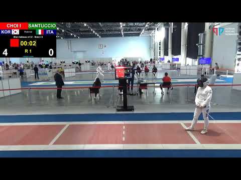 Kazan 2021 SWE - L32 - Choi KOR v Santuccio ITA
