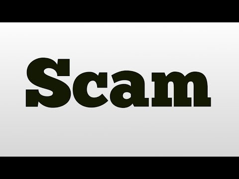 Scam meaning and pronunciation