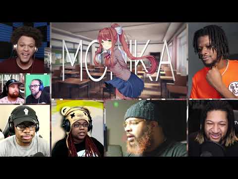 Monika vs. Harley Quinn - Rap Battle! [REACTION MASH-UP]#1898