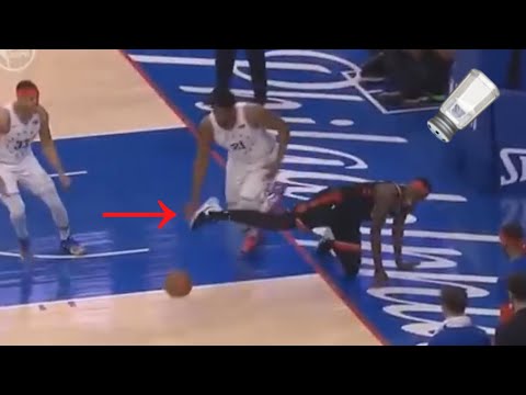 Joel Embiid gets Tripped by SALTY Pascal Siakam!