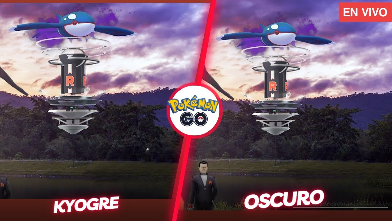 🚨EMPIEZA KYOGRE OSCURO🚨BUSQUEMOS EL SHINY 100IV INCURSIONES EN DIRECTO POKEMON GO