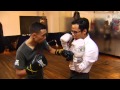 Lecciones de box con Javier Mendoza