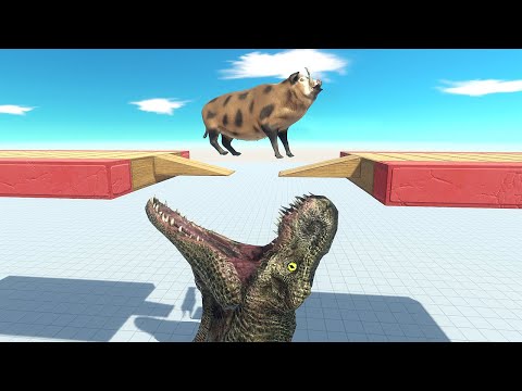 WHICH UNIT CAN CROSS THE BRIDGE OF GIANT T REX | ANIMAL REVOLT BATTLE SIMULATOR