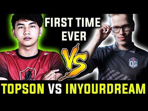 First Time Ever !! Topson vs Inyourdream - Ti8 Winner vs Asia Top 1 Dota 2