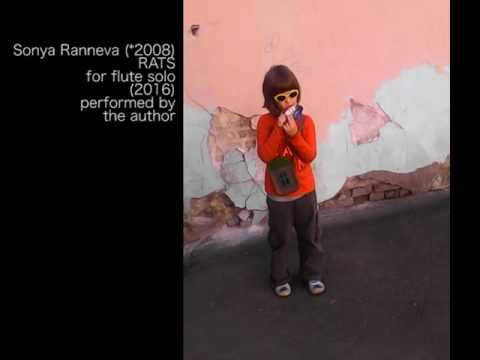 Sonya Ranneva Rats for flute solo