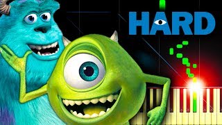 MONSTERS INC. THEME - Piano Tutorial