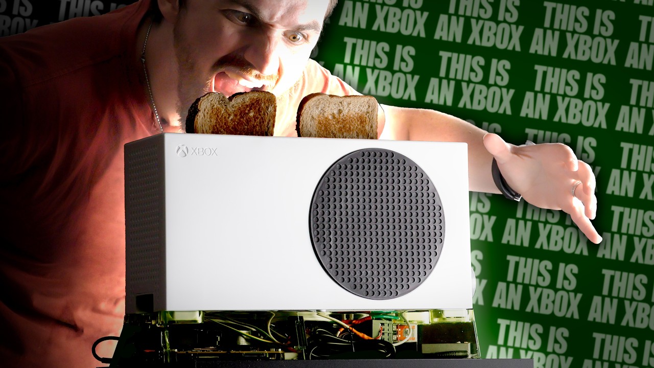 Gaming on an Xbox Toaster