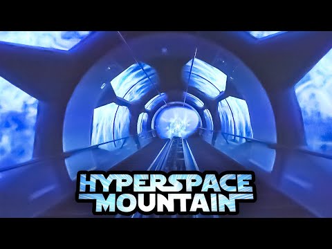 (4K) Hyper Space Mountain (FULL RIDE POV FRONT ROW) 2022 Disneyland Star Wars Roller Coaster