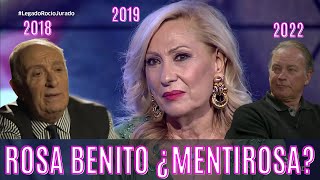 💥 TESTIMONIO de ROSA BENITO referente a LA ULTIMA ACTUACION de ROCIO JURADO y su RELACION