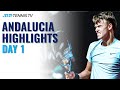 Pouille In Action; Rune Takes On Kwon | Andalucia 2021 Day 1 Highlights