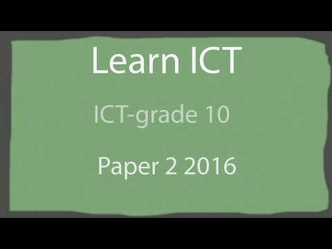 Edexcel: ICT IGCSE grade 10 Paper 2 2016 Database TASK DB4