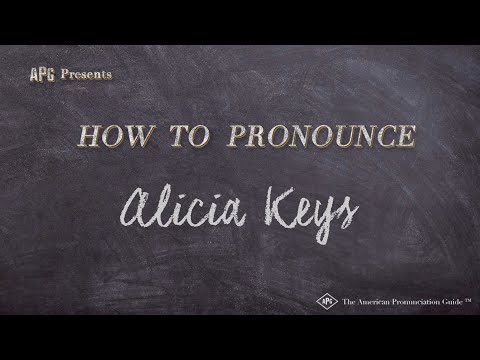 How to Pronounce Alicia Keys (Real Life Examples!)