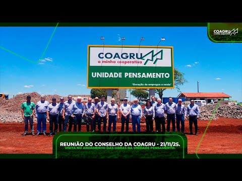 Conselheiros da Coagru visitam obras da nova Unidade Pensamento em Juranda.