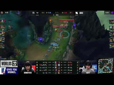 Gumayusi STEALS the dragon with varus Q