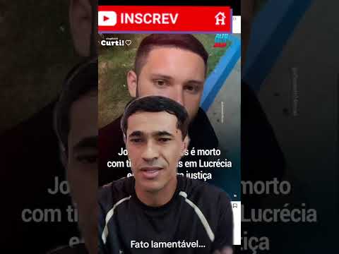 Jovem Douglas e bolsa morto com tiro nas costas na cidade de Lucrécia Rio Grande do Norte