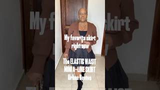 My Favorite Fall Skirt: Urban Revivo A-Line  Balloon Mini Skirt Review#shorts #styletips