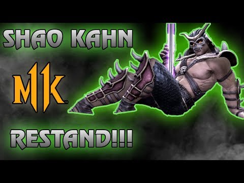 SHAO KAHN RESTAND!!!!  - Mortal Komabt 11 Restand Tech tutorial