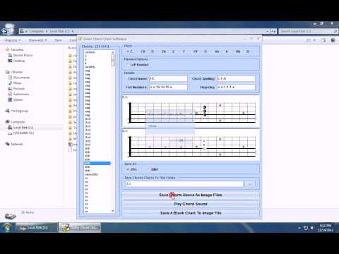 Guitar Chord Chart Software
