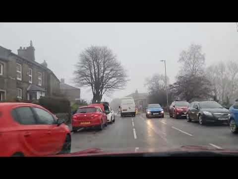 Calderdale college Halifax to Queensbury Bradford UK England 🚘