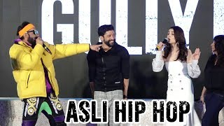 Live : ranveer singh Asli Hip Hop Song With Alia Bhatt gully boy trailer launch