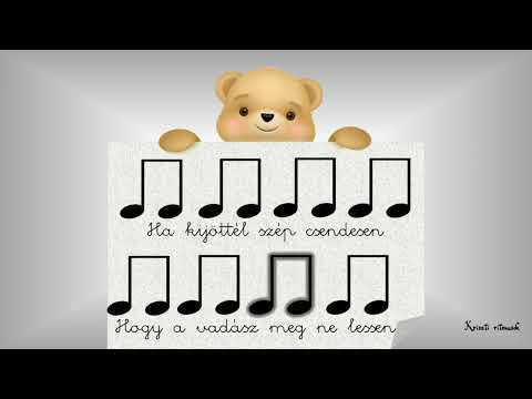 Bújj, bújj medve- Dal ritmusával (1. osztály)