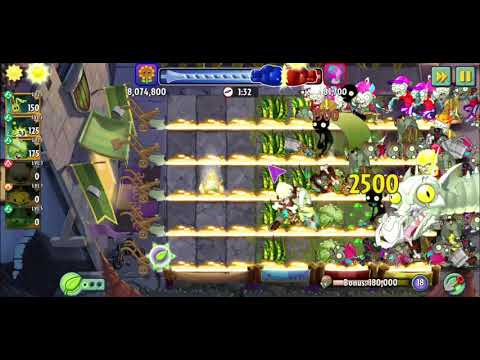 Bun-Chi and Friends vs Dr. Zomboss Strategy - Plants vs Zombies 2 Arena