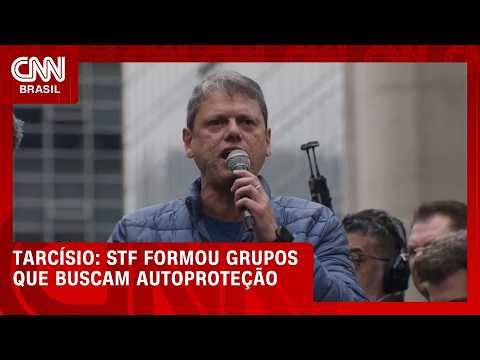 “STF formou grupos que buscam autoproteção”, diz Tarcísio em agenda | CNN 360º
