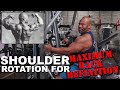 PROPER SHOULDER Rotation for MAXIMUM BACK DEFINITION