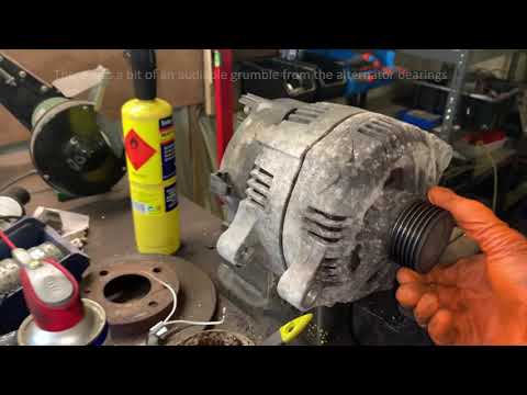 Peugeot 406 3.0 V6 (PSA ES9 or Renault L7X) Alternator Replacement