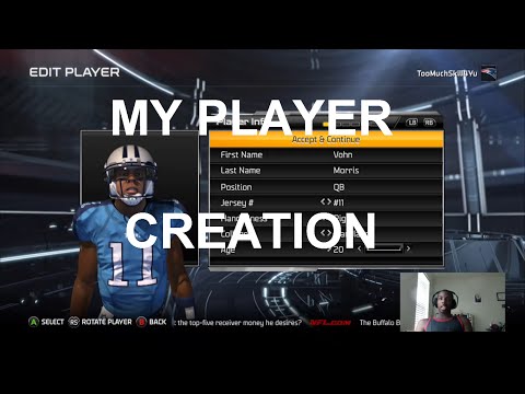 Madden 15 Connected Franchise QB - Player Creation - New team - 1 / 2