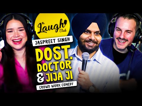 JASPREET SINGH Crowd Work Stand Up Comedy REACTION!