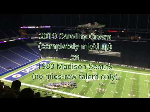 🎺🎶🎵 2019 Carolina Crown vs 1983 Madison Scouts! DCI Drum Corps 💪👍