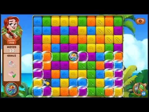 Lost Island Blast Adventure Level 773 - NO BOOSTERS 🏝️ | SKILLGAMING ✔️